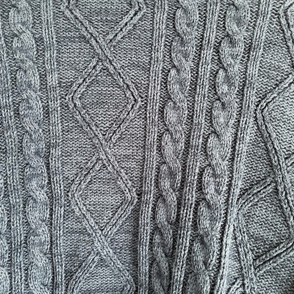 Urban Outfitters CPO Provisions Blue cable knit sweater - Picture 2 of 8